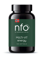 Мульти-Вит NFO/Норвегиан фиш оил капсулы 650мг 180шт Pharmatech AS