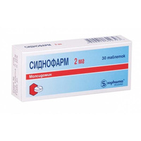 Сиднофарм таблетки 2мг 30шт Sopharma AD