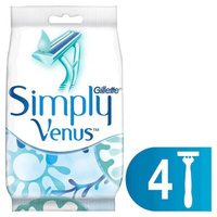 Одноразовая женская бритва Gillette Venus (Жиллетт Винус) Simply 2, 4 шт. Procter & Gamble
