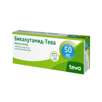 Бикалутамид-Тева таблетки п/о плен. 50мг 28шт Teva Pharmaceutical