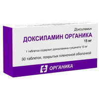 Доксиламин Органика таблетки п/о плен. 15мг 30шт Органика АО