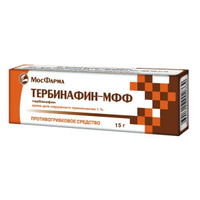 Тербинафин-МФФ крем для наружного применения 1% 15г ЗАО Московская фарм.ф-ка