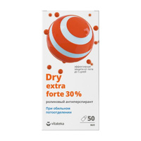 Ролик от обильного потоотделения 30 %, Витатека Драй Экстра Форте/Vitateka Dry Extra Forte 50 мл НПО Химсинтез ЗАО