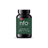Витамин Д3 NFO/Норвегиан фиш оил капсулы 2000МЕ 250мг 100шт Norwegian Fish Oil AS