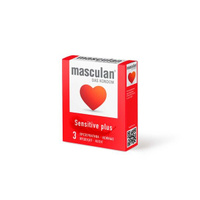 Презервативы нежные Sensitive plus Masculan/Маскулан 3шт М.П.И.Фармацойтика Гмбх