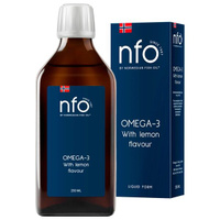 Омега-3 лимон Nfo жидкость для приема внутрь фл. 250мл Norwegian Fish Oil AS