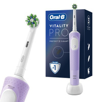 Щетка зубная электрическая 3708 с зарядным устройством 3757 сиреневая Vitality Pro D103.413.3 Oral-B/Орал-би Braun GmbH