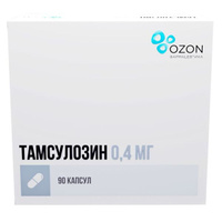 Тамсулозин капсулы с пролонгированным высвобождением 0,4мг 90шт Озон ООО