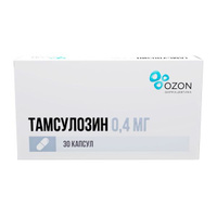 Тамсулозин капсулы с пролонгированным высвобождением 0,4мг 30шт Озон ООО