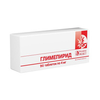 Глимепирид таблетки 4мг 90шт Фармпроект АО