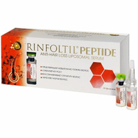 Сыворотка против выпадения волос липосомальная Пептид Rinfoltil/Ринфолтил 188мг 30шт+дозатор 3шт Вектор-Медика