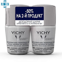 Набор Vichy/Виши: дезодорант-антиперспирант для чувствительной кожи 48ч 50мл 2шт L'Oreal