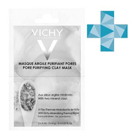Маска минеральная очищающая поры с глиной MineralMasks Vichy/Виши 6мл 2шт Лореаль