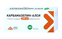 Карбамазепин-Алси таблетки 200мг 40шт АЛСИ Фарма