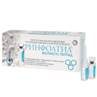 Сыворотка липосомальная против выпадения и для роста волос Peptide Biotinoyl Rinfoltil/Ринфолтил фл. 183мг 30шт+дозатор