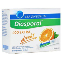 Магний Диаспорал Директ вкус апельсина гранулы для приема внутрь 400мг 2,22г 20шт Протина Фармацеутише ГмбХ