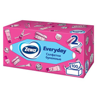 Салфетки бумажные Zewa/Зева Everyday 100 шт. SCA Hygiene Products