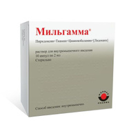 Мильгамма раствор для в/м введ. 2мл 10шт Solupharm Pharmazeutische Erzeugnisse GmbH