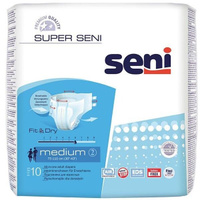 Подгузники Super Seni (Супер Сени) medium р.2 75-110 см. 1700 мл 10 шт. Белла ООО