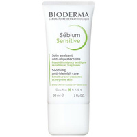 Крем для проблемной кожи лица увлажняющий и успокаивающий Sensitive Sebium Bioderma/Биодерма 30мл NAOS, Bioderma