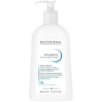 Гель очищающий для очень сухой атопичной кожи лица и тела Intensive Atoderm Bioderma/Биодерма 500мл NAOS