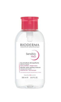 Вода мицеллярная для нормальной и чувствительной кожи лица Н2О Sensibio Bioderma/Биодерма помпа 500мл NAOS