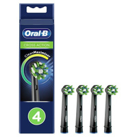 Насадка сменная для зубных щеток электрических EB50BRB цвет черный CrossAction Oral-B/Орал-би 4шт Procter & Gamble