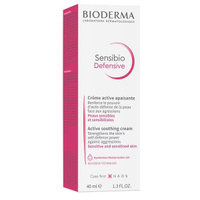 Крем для чувствительной кожи лица увлажняющий легкий Defensive Sensibio Bioderma/Биодерма 40мл NAOS