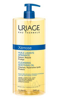 Масло для лица и тела очищающее успокаивающее Xemose Uriage/Урьяж помпа 1л Uriage Lab.