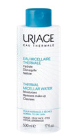Вода мицеллярная для нормальной и сухой кожи и контура глаз очищающая Uriage/Урьяж 500мл Uriage Lab.