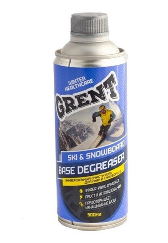 Очиститель GRENT, универсальный, для лыж и сноубордов, 500 мл, 40663 Grent