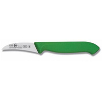 Нож для чистки овощей 6см, изогнутый, зеленый HORECA PRIME 28500.HR01000.060 ICEL