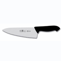Нож поварской "Шеф" 25см с волнистой кромкой, черный HORECA PRIME 28100.HR60000.250 ICEL