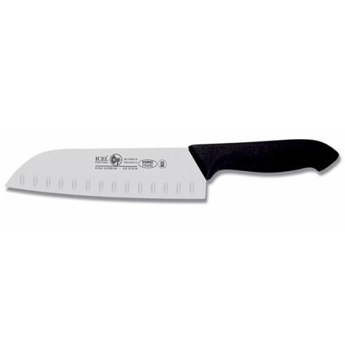 Нож японский 18см с бороздками, черный HORECA PRIME 28100.HR85000.180 ICEL