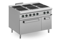 Плита 6 конфорочная 900 СЕР. Apach APRE-129FE/PL Apach Cook Line