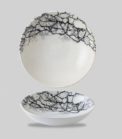 Салатник 1,14л d24,8см, без борта, цвет Kintsugi Quartz Black KAQBEVB91 CHURCHILL