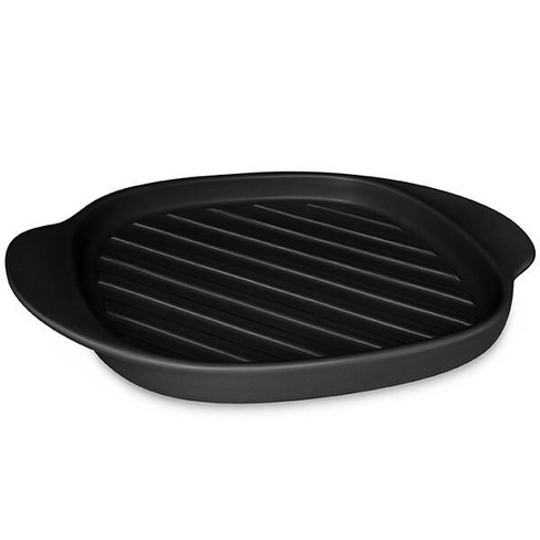 Сковорода-гриль керамическая 22,5х22,5см h2,5см Oxford, серия LINEA, цвет черный B50E-4503 OXFORD
