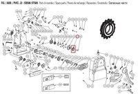 Звёздочка Z=16 SFX00027 для машины тестораскаточной т.м. WLBake серии DSF