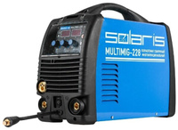 Сварочный аппарат Solaris MULTIMIG-228 (MIG-MMA-TIG) без TIG горелки (TIG, MIG/MAG, MMA)