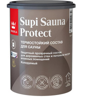 Состав для сауны SUPI SAUNA PROTECT полуматовая бесцветная база EP Tikkurila (0.9л)