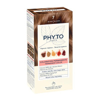 Набор Phyto/Фито: Краска-краска для волос 50мл тон 7 Блонд+Молочко 50мл+Маска-защита цвета 12мл+Перчатки Laboratoires Ph