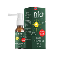Витамин Д3 детский от 3 лет NFO/Норвегиан фиш оил фл.-спрей 20мл New Organics Oy
