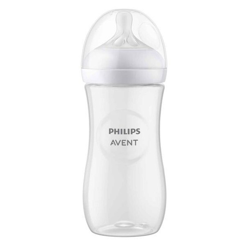 Бутылочка из полипропилена с силиконовой соской средний поток 3 мес. Natural Response Philips Avent 330мл (SCY906/01) Ph