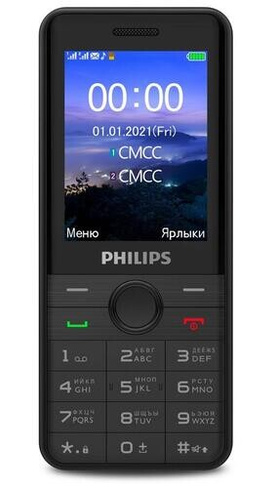 Сотовый телефон Philips E172Black