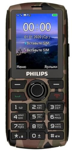 Сотовый телефон Philips XeniumE218Camouflage