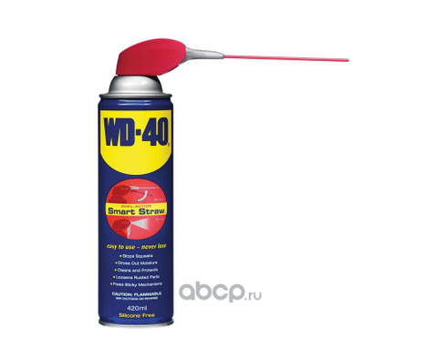 Средство смазочное универсальное WD-40 с трубочкой (420 мл)