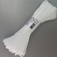 Шнур плетеный полипропиленовый 3 мм 20 метров белый