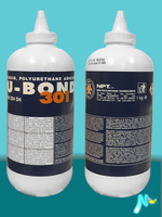 Клей водостойкий (D4) U-BOND 301 NPT 1 литр прозрачный