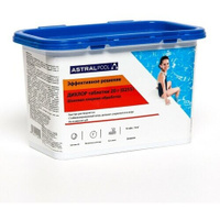 Средство "Дихлор" AstralPool для обработки и ударной дезинфекции воды в бассейне, таблетки, 1 кг ASTRALPOOL