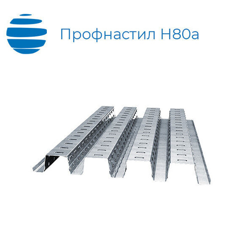 Профнастил Н80а (замена Н80) 674 (726) 1.0 мм ПВДФ (PVDF)